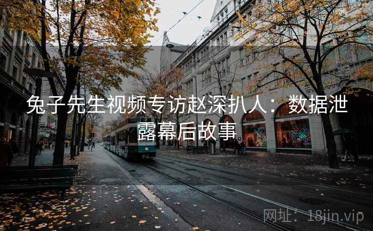 兔子先生视频专访赵深扒人：数据泄露幕后故事