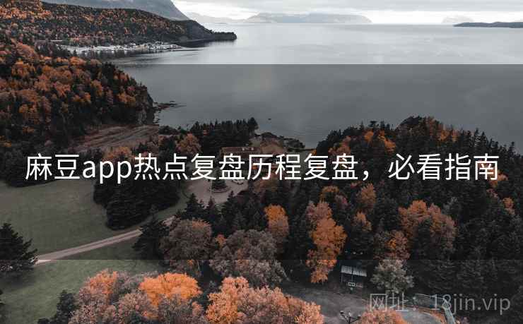 麻豆app热点复盘历程复盘，必看指南